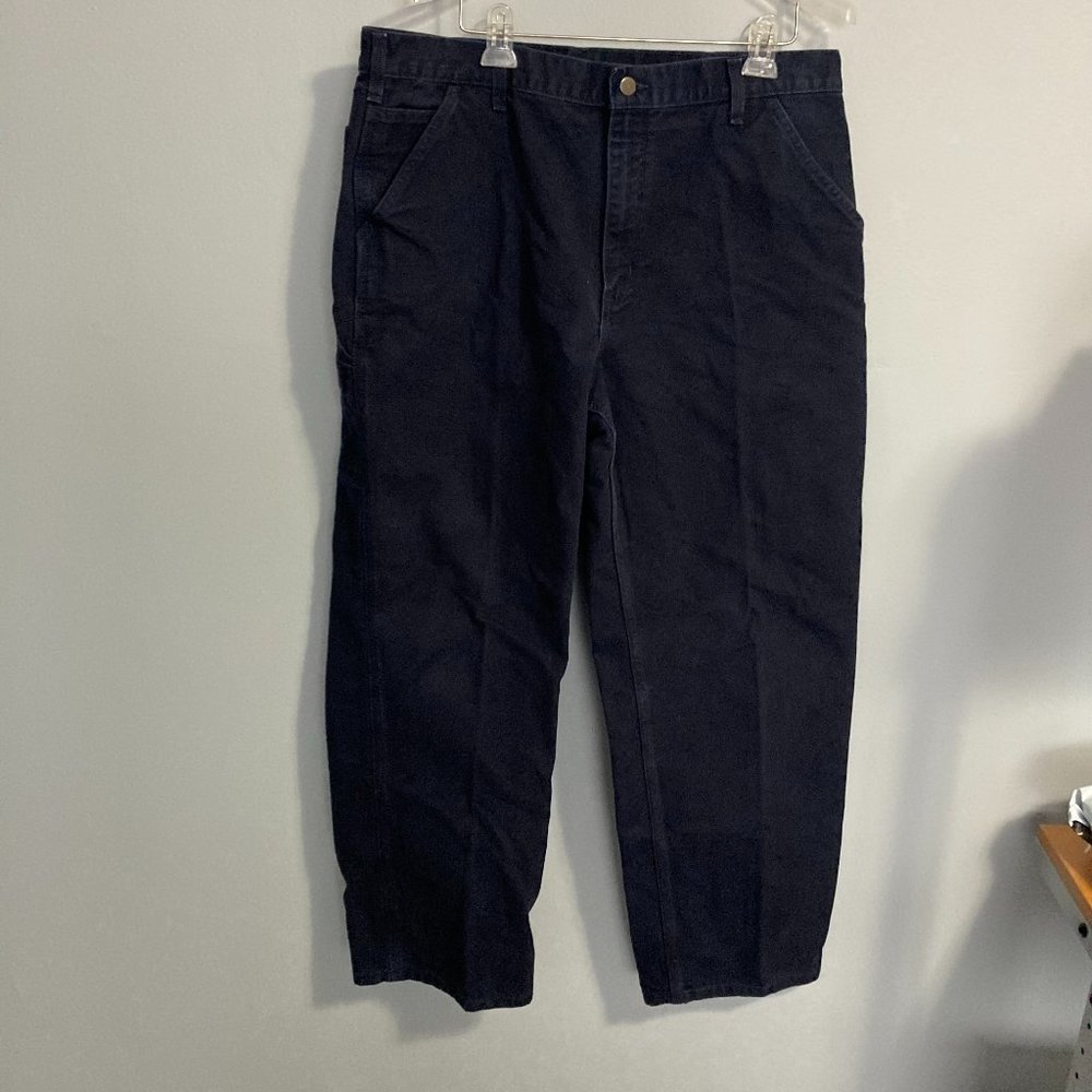 Carhartt Men's Jeans Blue Carpenter Utility Pants Size 37x31